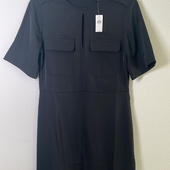 NWT Banana Republic Black Pocket Shift Dress - Size 6 - Picture 4 of 7